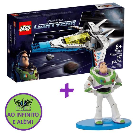 Kit Buzz Lightyear Lego Nave Espacial 76832 e Mini Boneco - Brinquedos ...