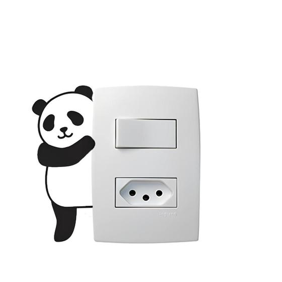 Imagem de Kit C/02 Adesivos Interruptor Panda