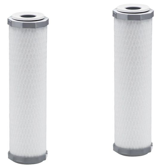 Kit c/ 02 Peças Refil Planeta Água Carbon Tech 9"3/4 p/ Filtros BBL, Hoken, Multi - 1087A Menor preço em Kit c/ 02 Peças Refil Planeta Água Carbon Tech 9"3/4 p/ Filtros BBL, Hoken, Multi - 1087A