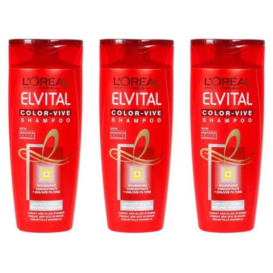 Kit C/03 Elseve Color Vive Shampoo 400ml Shampoo Magazine Luiza