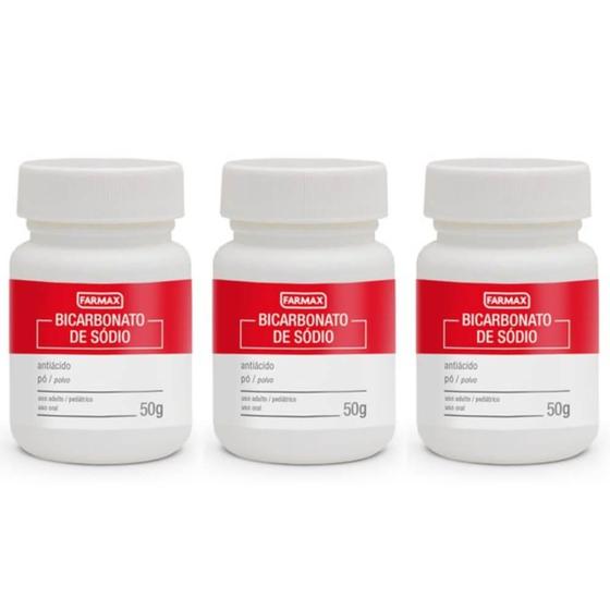 Kit C03 Farmax Bicarbonato De Sódio 50g Bicarbonato Magazine Luiza 2085