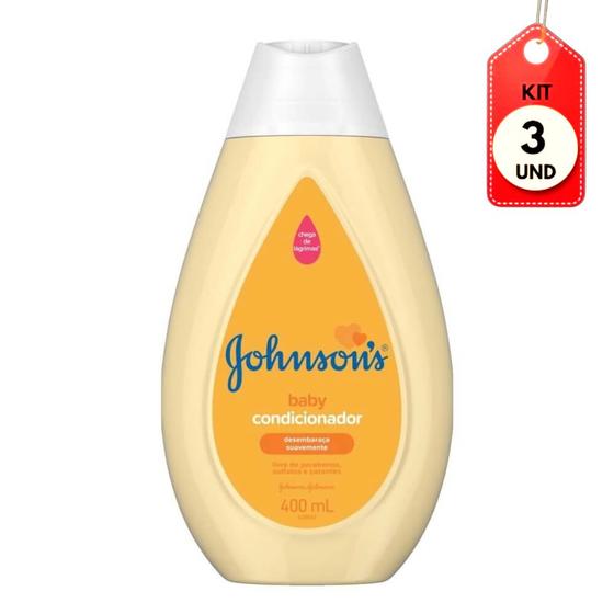 Imagem de Kit C/03 Johnsons Baby Condicionador 200ml