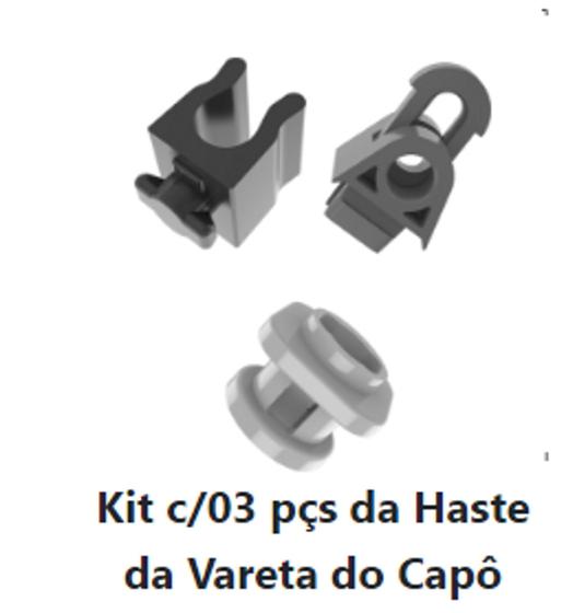 Imagem de Kit c/03 pçs da Haste da Vareta do Capô  Fiorino (2004 até 2013)  Uno (2004 até 2013) PLAST CAR