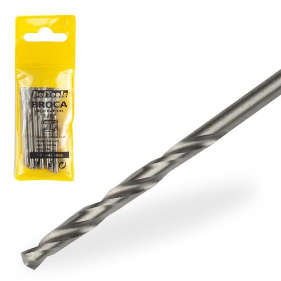 Imagem de Kit C/ 10 Broca Aço Rápido 1/8 Beltools