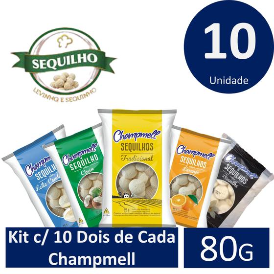 Imagem de Kit c/ 10 Dois de Cada Champmell  80g