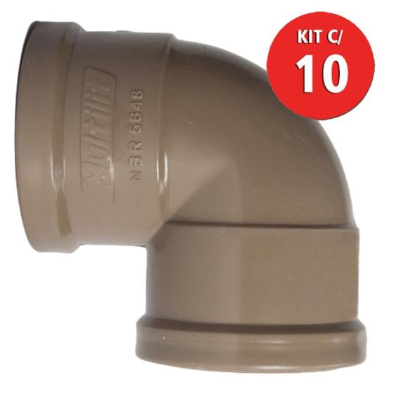 Imagem de Kit C/ 10 Joelho Soldavel 90 50mm Multilit
