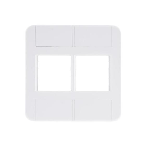 Imagem de Kit C/10 Placas 4P 4x4 Branco Modelo Tablet Tramontina