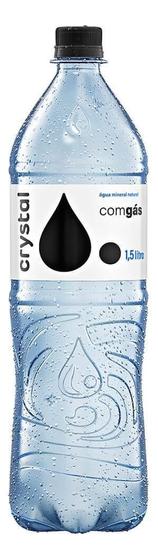 Imagem de Kit c/ 12 Agua Mineral Com Gas Crystal Pet 1,5 Litro