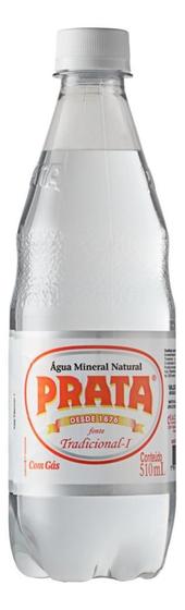 Imagem de Kit c/ 12 Agua mineral Prata Fonte com gas 510mL