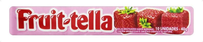 Imagem de Kit c/ 12 Bala Morango Fruit-Tella 40g