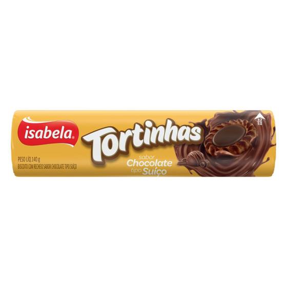 Imagem de Kit c/ 12 Biscoito Recheio Chocolate Suico Isabela
