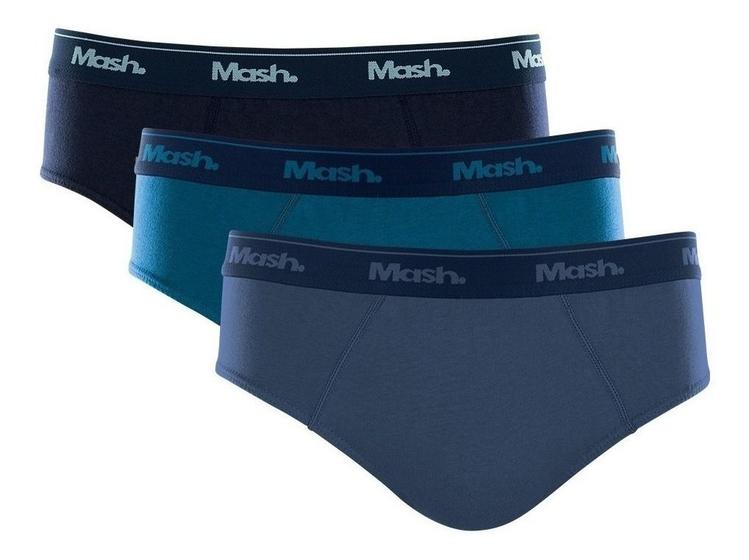 Imagem de Kit C/12 Cueca Slip Mash Ref. 010.04