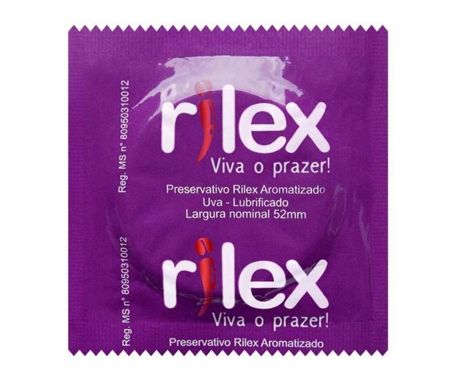 Imagem de kit C/ 12 Preservativo Uva Unitário Rilex
