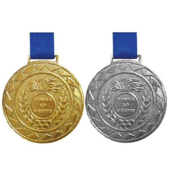 Imagem de Kit C/120 Medalhas de Ouro + 120 Medalhas de Prata M43