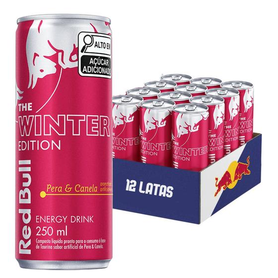 Imagem de Kit c/ 12und Energético RED BULL Pera & Canela 250ml