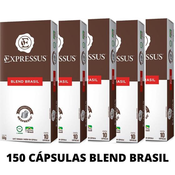 Imagem de Kit c/150 Cápsulas de Café Expressus Origens Brasileiras - Blend Brasil