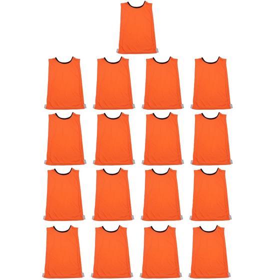 Imagem de Kit C/17 Coletes de Futebol Treino Jogo Simples 1 Fit
