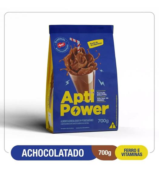 Imagem de Kit c/ 2 Achocolatado Po Sache Apti Instantaneo Power 700g