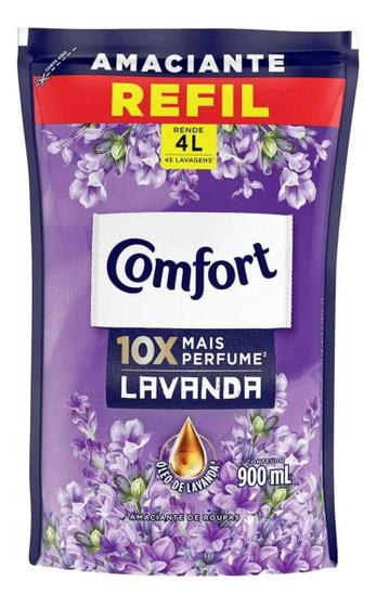 Imagem de Kit c/ 2 Amaciante de Roupa Comfort Lavanda 900mL