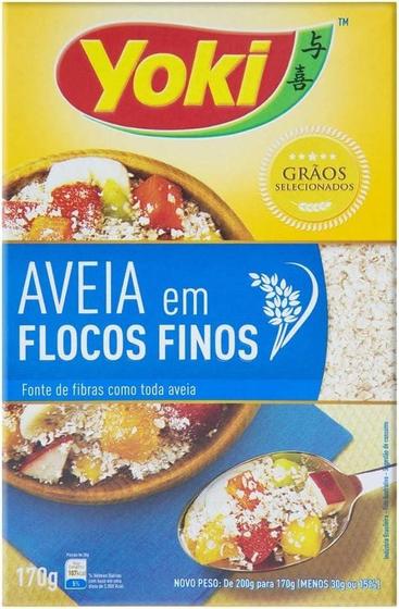 Imagem de Kit c/ 2 Aveia em Flocos Finos 170g Yoki