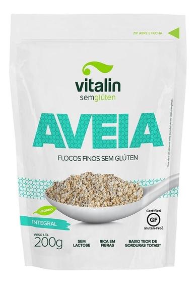 Imagem de Kit c/ 2 Aveia em Flocos Finos Vitalin Pouch 200g