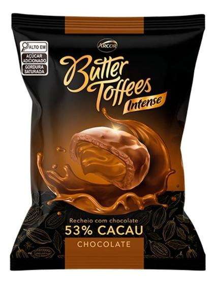Imagem de Kit c/ 2 Bala Butter Toffees Caramelo Intense 53% Cacau 90g