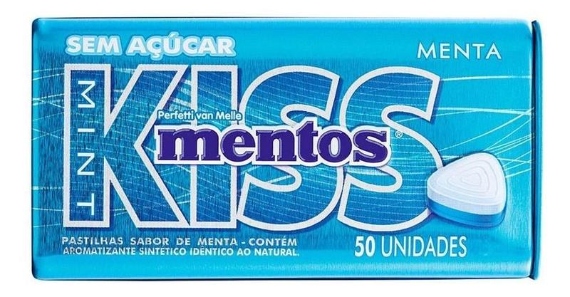 Imagem de Kit c/ 2 Bala de Menta Kiss Mentos 35g