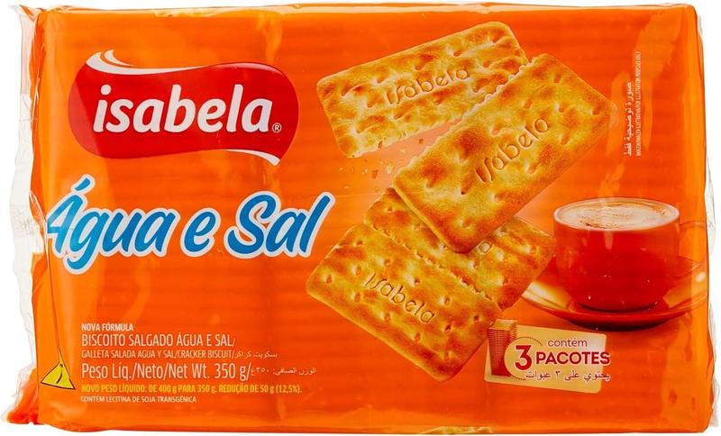 Imagem de Kit c/ 2 Biscoito Isabela Agua e Sal 350g