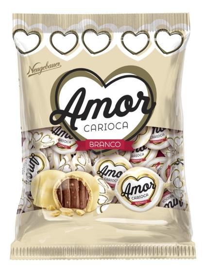 Kit c/ 2 Bombom Amor Carioca Branco Pacote 900g - Neugebauer Imagem de Kit c/ 2 Bombom Amor Carioca Branco Pacote 900g - Neugebauer