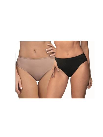 Imagem de Kit c/2 Calcinha Calça Clássica Inveja 056811 DeMillus