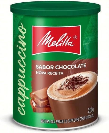 Imagem de Kit c/ 2 Cappuccino Chocolate Melitta 200g