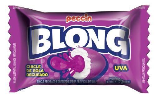 Imagem de Kit c/ 2 Chiclete Blong Uva 200g - Peccin
