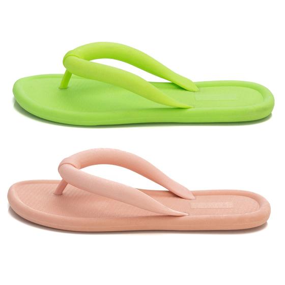 Imagem de Kit c/ 2 Chinelo Feminino Flip Flop