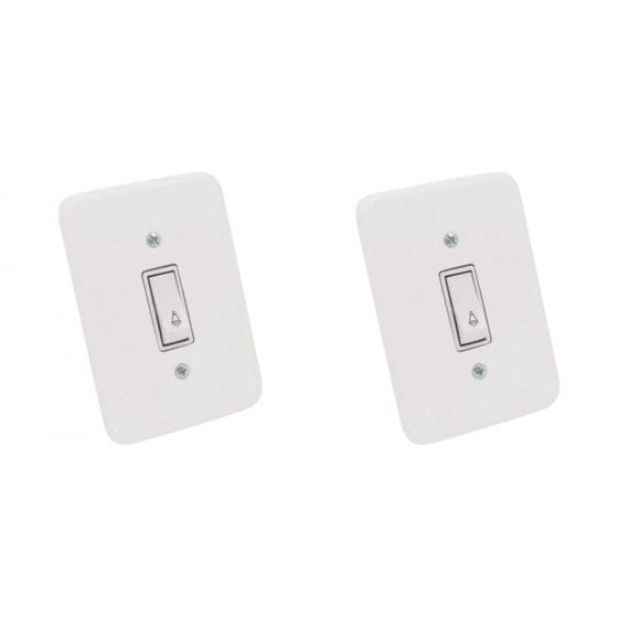 Imagem de Kit C/2 - Conjunto Radial Pollar 1901001 1 Interruptor Ca...