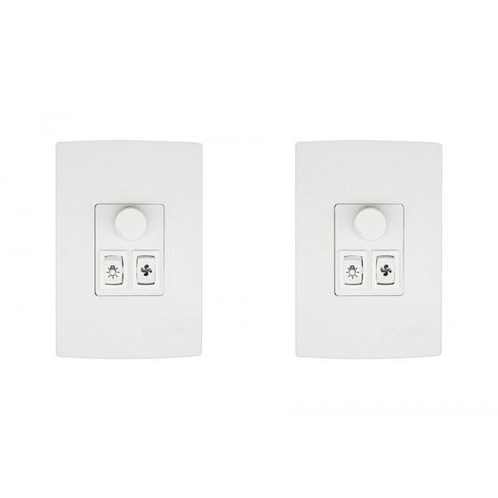 Imagem de Kit C/2 - Controle Velocidade Rotativo C/Ch Qualitronix Q...