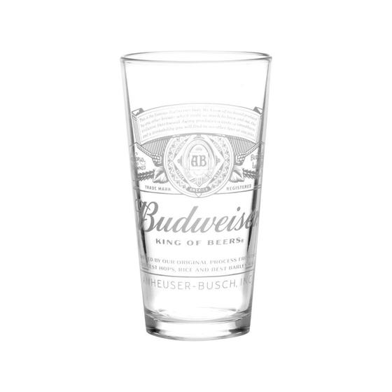 Kit C 2 Copo Budweiser 410ML modelo Branco - Novo Original Menor preço em Kit C 2 Copo Budweiser 410ML modelo Branco - Novo Original