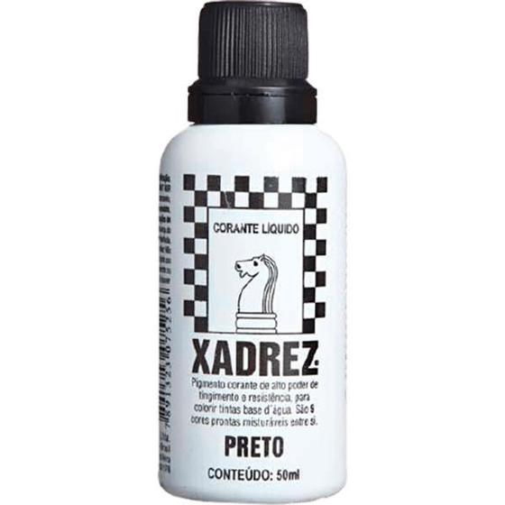 Imagem de Kit c/ 2 Corante Liquido Xadrez Preto 50ml