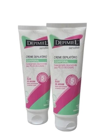 Imagem de Kit C/2 Cremes Depilatórios Sensitive Depimiel 120g
