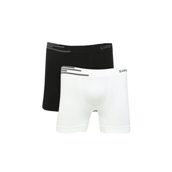 Imagem de Kit C/2 Cueca Boxer Microfibra Lupo 436 box sem costura