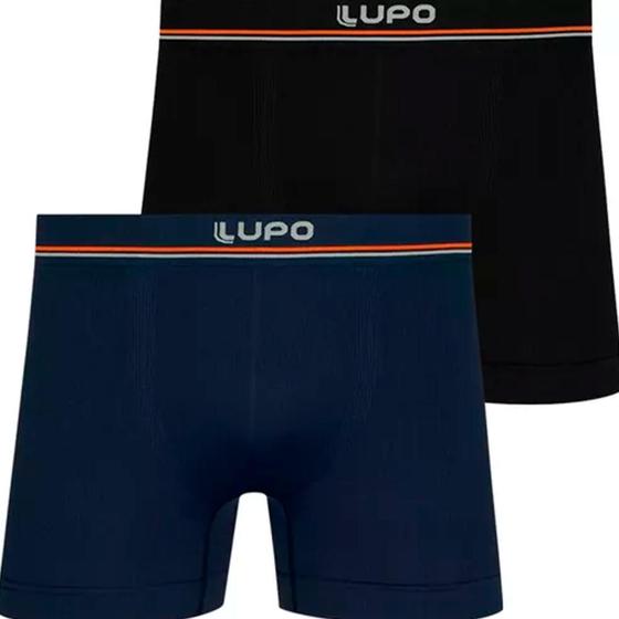 Imagem de Kit c/ 2 Cuecas Boxer Básicas Sem Costura Lupo 436