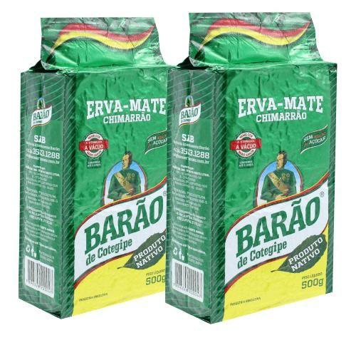 Imagem de Kit C/2 Erva Mate Chimarrao Vacuo Nativo Barao Cotegipe 500g