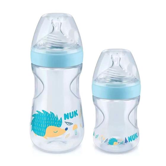 Imagem de Kit c/ 2 Mamadeiras  NUK Essence Smart  Flow 150/270ml Boy