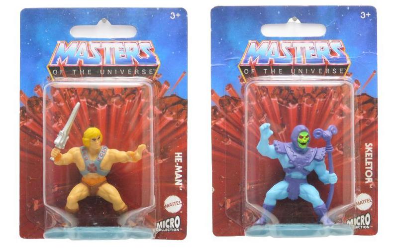 Imagem de Kit c/ 2 Mini Figuras He-Man e Esqueleto - Masters of the Universe - Mattel