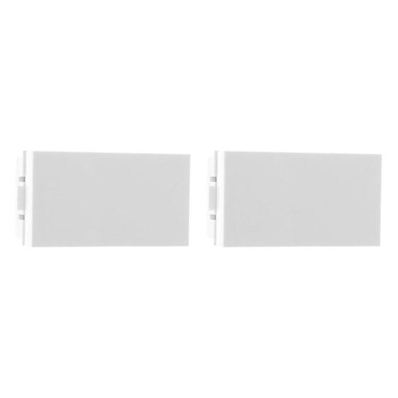 Imagem de Kit C/2 - Modulo Peesa Alfa 1402A 1 Simples  Branco