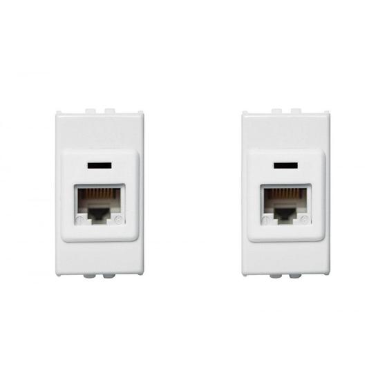 Imagem de Kit C/2 - Modulo Soprano Ilus (Rj45) 5Tg99002