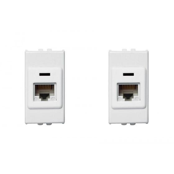 Imagem de Kit C/2 - Modulo Soprano Ilus (Rj45)   5Tg99002