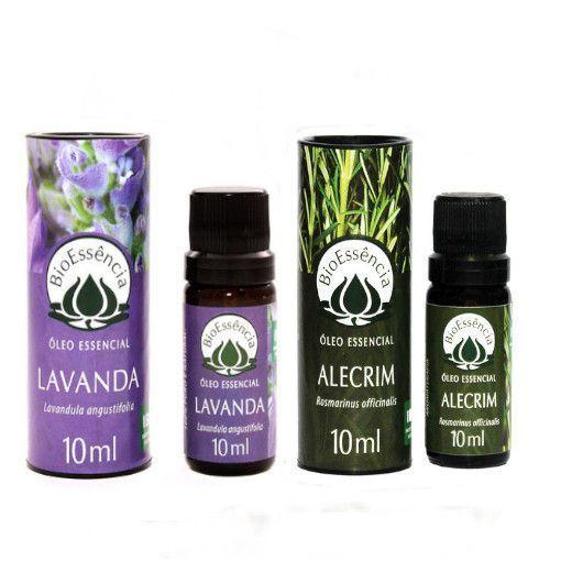 Imagem de KIT C/2 Óleo Essencial Alecrim E Lavanda 10 Ml Bioessência