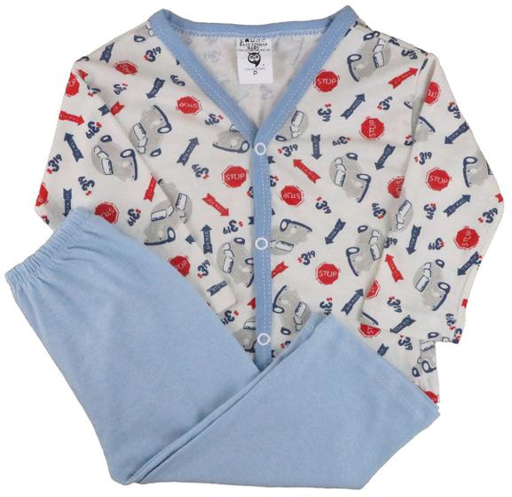 Imagem de Kit C/2 Pijama Outono Conjunto Bebe Criança Manga Longa