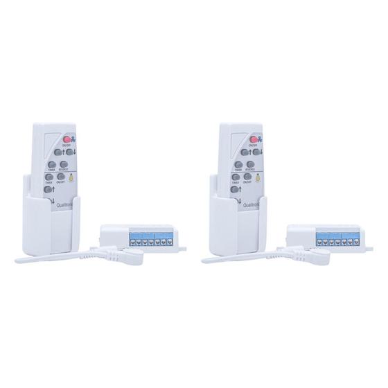 Imagem de Kit C/2 - Qualitronix Controle Vent/Lamp Qualitr Qv40