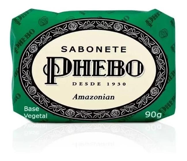 Imagem de Kit c/ 2 Sabonete Amazonian PHEBO Verde Escuro 90g